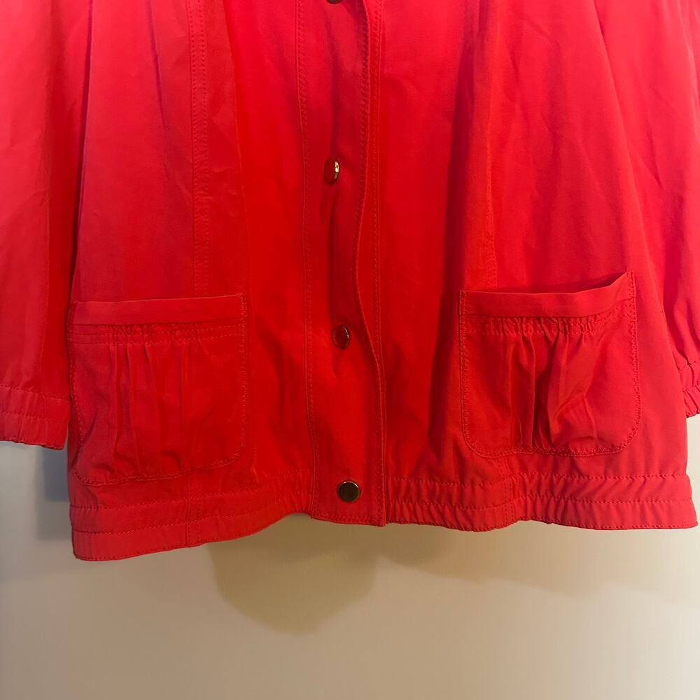 NWT Chico's Zenergy Neema Nadia Jacket Mai Tai Coral Red SZ 2 (Large/12) NEW - Picture 13 of 15